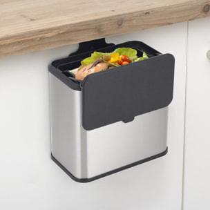 Poubelle à compost en inox 5L