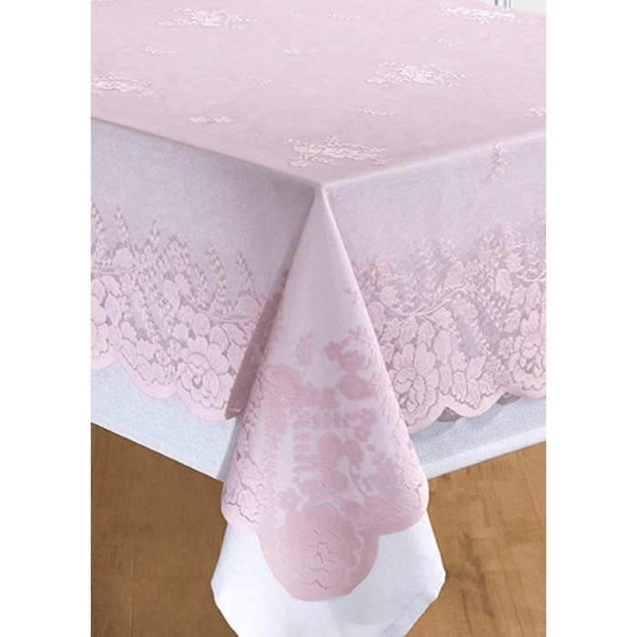 Nappe + Surnappe en dentelle ''Style Vintage'' -Lilas