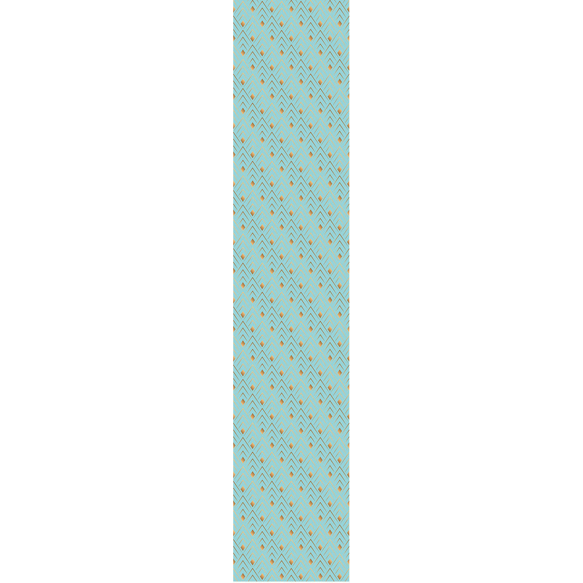 Papier peint intissé pré-encollé - SCANDINAVE AQUAMARINE LOSANGES - 1 rouleau