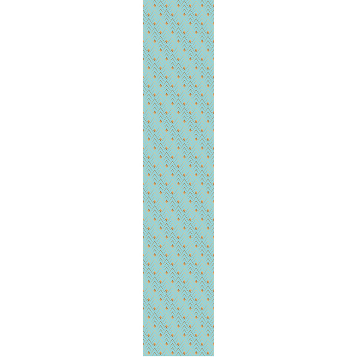 Papier peint intissé pré-encollé - SCANDINAVE AQUAMARINE LOSANGES - 1 rouleau