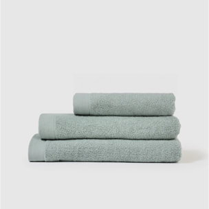 Toalla de baño 400gr doble rizo verde keike