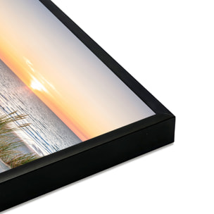 Affiche paysage océan affiche encadrée Affiche + cadre en métal - Noir