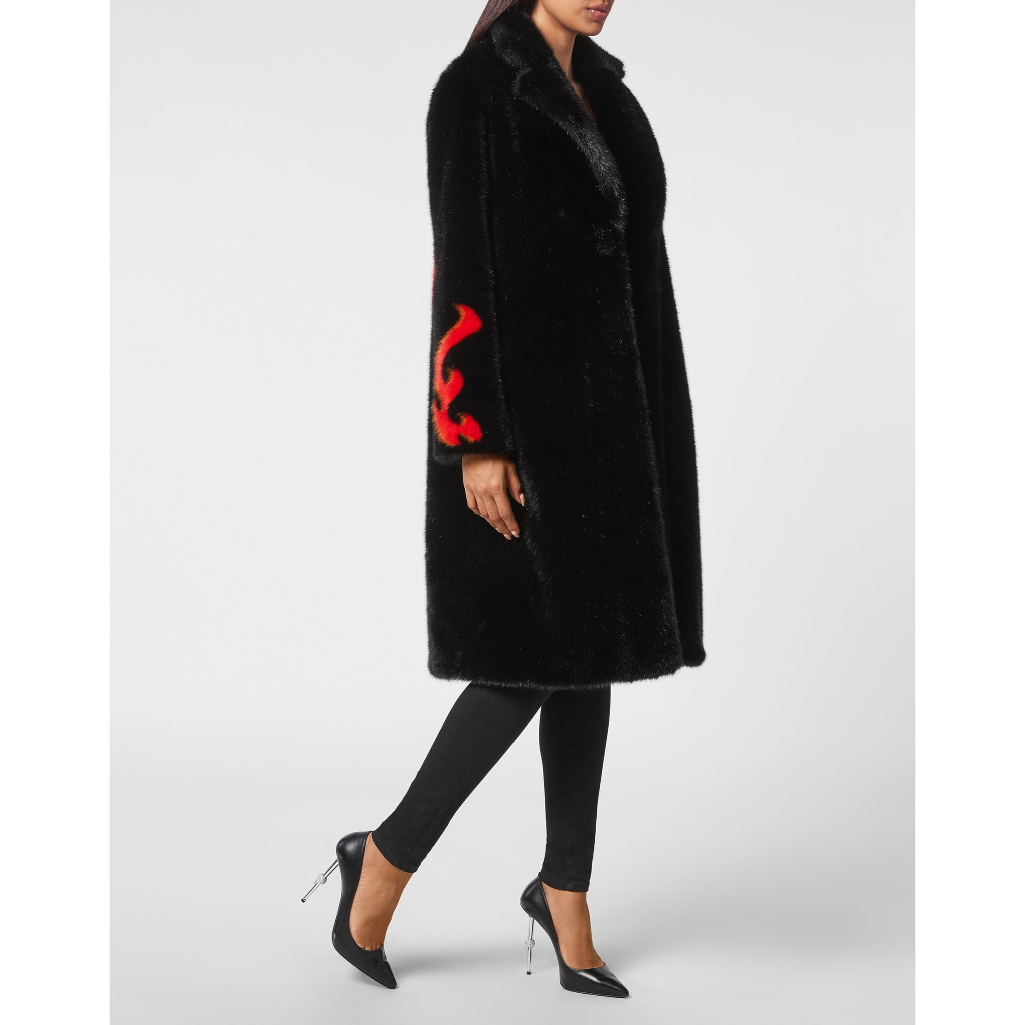 PHILIPP PLEIN COAT LONG LIL’ MONSTERS GANG