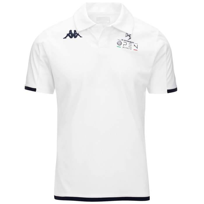 Maglie gioco Kappa Uomo Donna KOMBAT ABIACY OPEN ITALIA Bianco