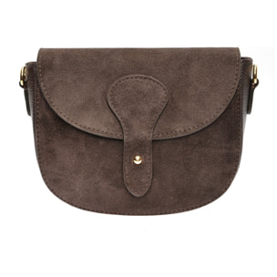 Borsa a spalla Anna Luchini Marrone