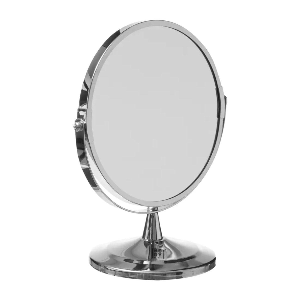 Miroir rond avec pied métal D17cm