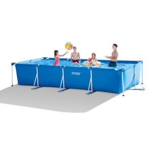 Intex Piscina Small Frame rettangolare, 450x220x84 cm