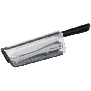 Couteau japonais TEFAL Ever Sharp Santoku + Aiguiseur