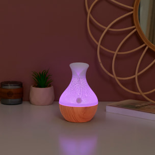 Diffuseur - HOME DECO FACTORY - Tulipe - LED - Blanc