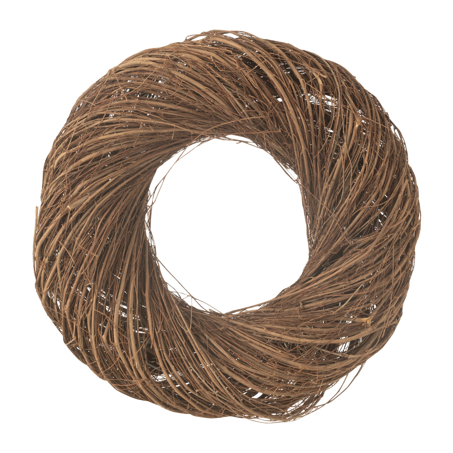 J-Line couronne Rond Brindille - bois - naturel - medium