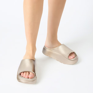 Sandali mare donna oro in PVC
