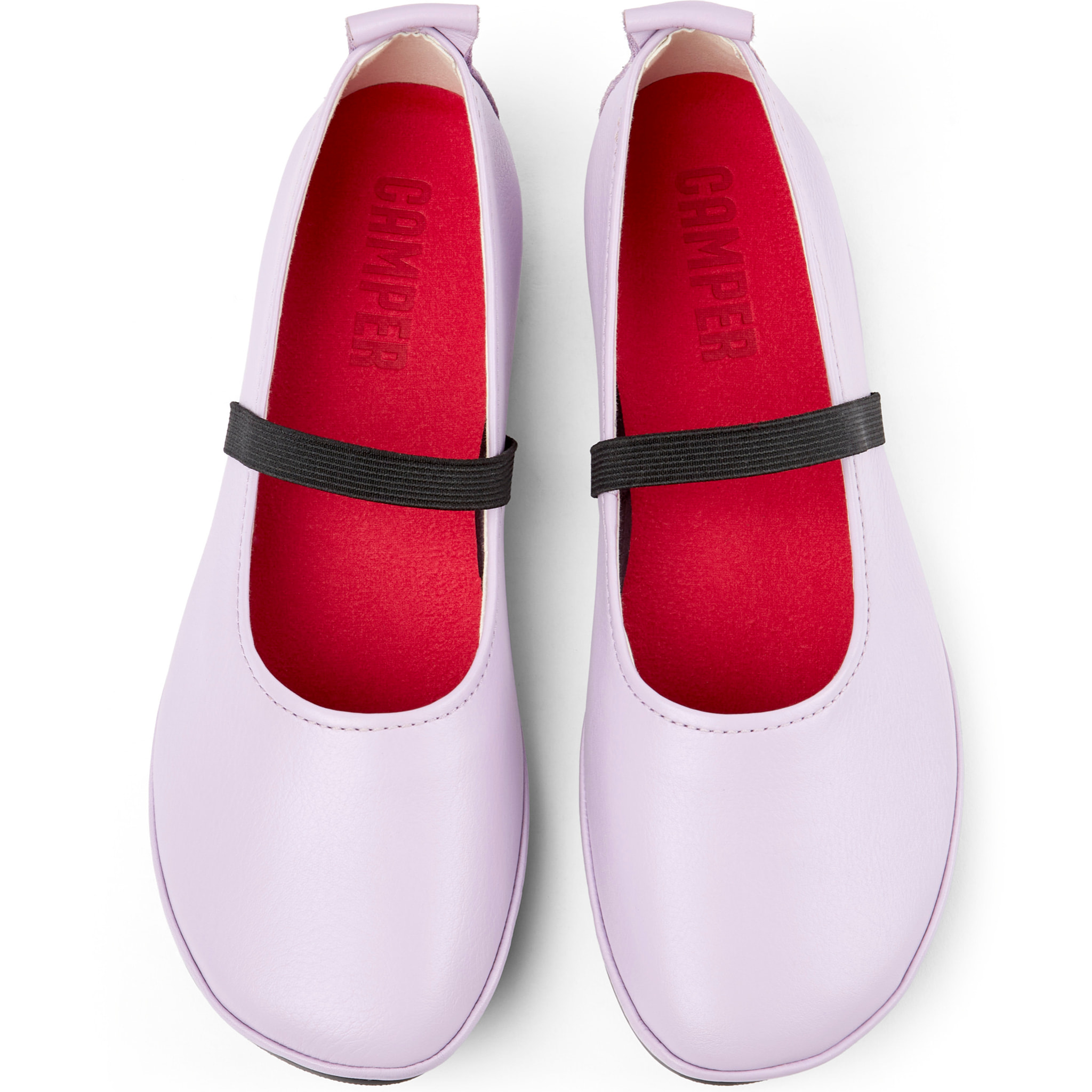 Bailarinas - CAMPER Right Nina - Violeta - Cuero liso
