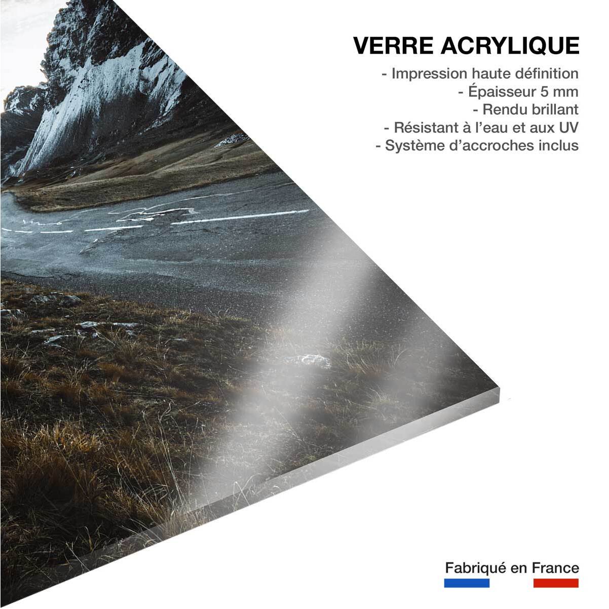 Tableau sur la route du galibier Tableau plexiglas