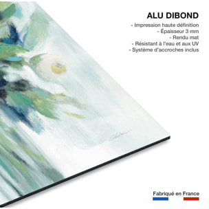 Tableau Bouquet de fleurs en aquarelle Tableau alu Dibond