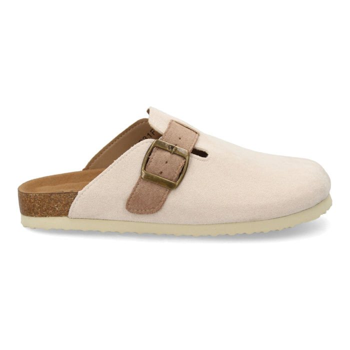 Zueco Plano Ancho para Mujer, Comodo y Elegante, Planta Bio