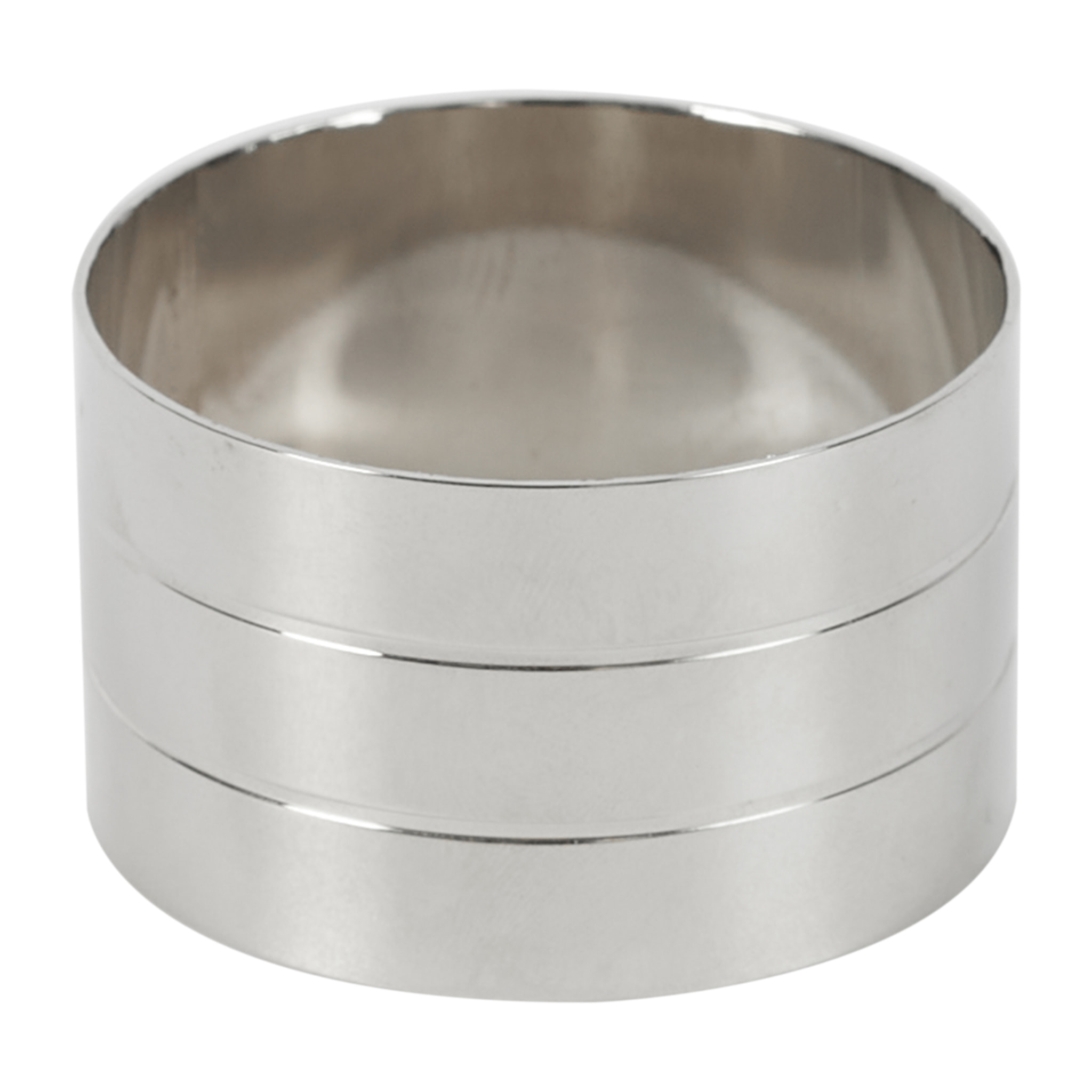 Rond De Serviette Argente X4