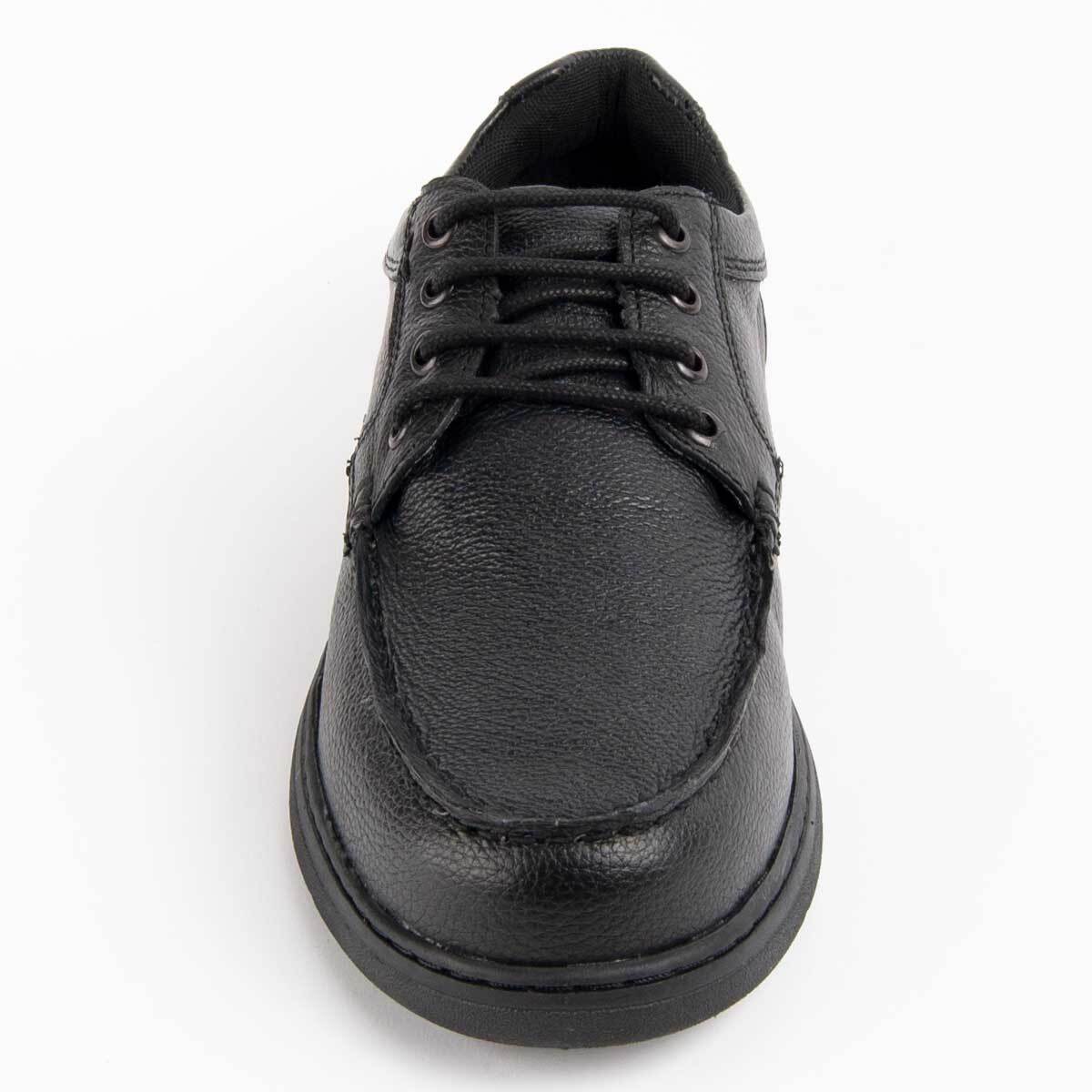 Zapato Oxford De Piel - Negro