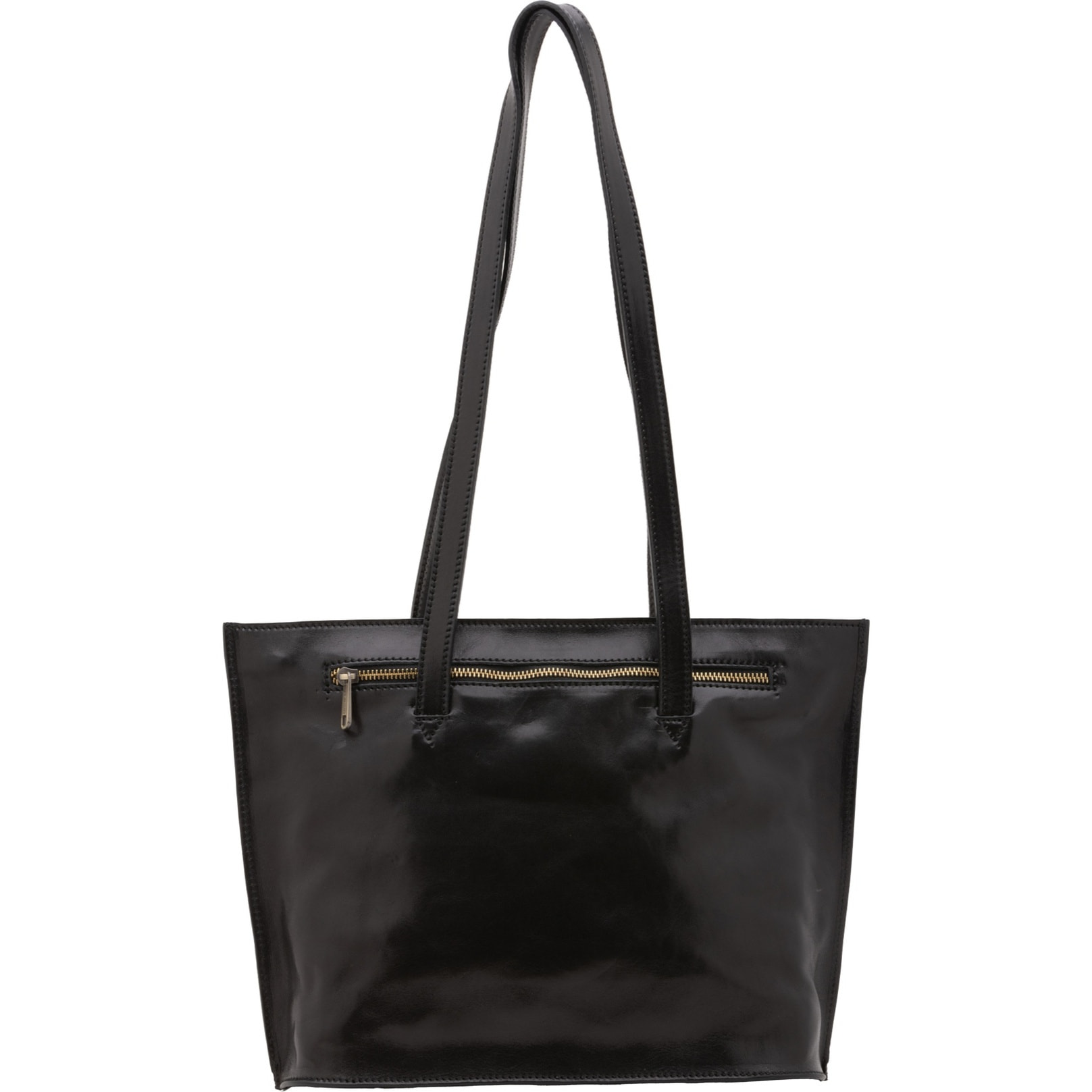 Borsa a spalla da donna - Modello False - 100% pelle - 27.0 x 38.5 x 10.0 cm
