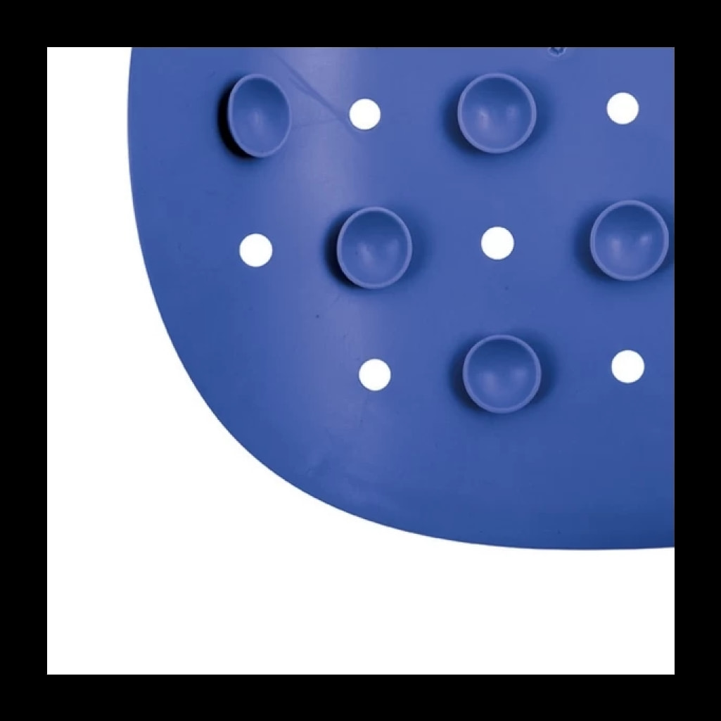 Tapis Fond de baignoire antidérapant Caoutchouc CLASS Bleu MSV