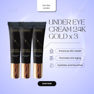 Trío de cremas para ojos Gold