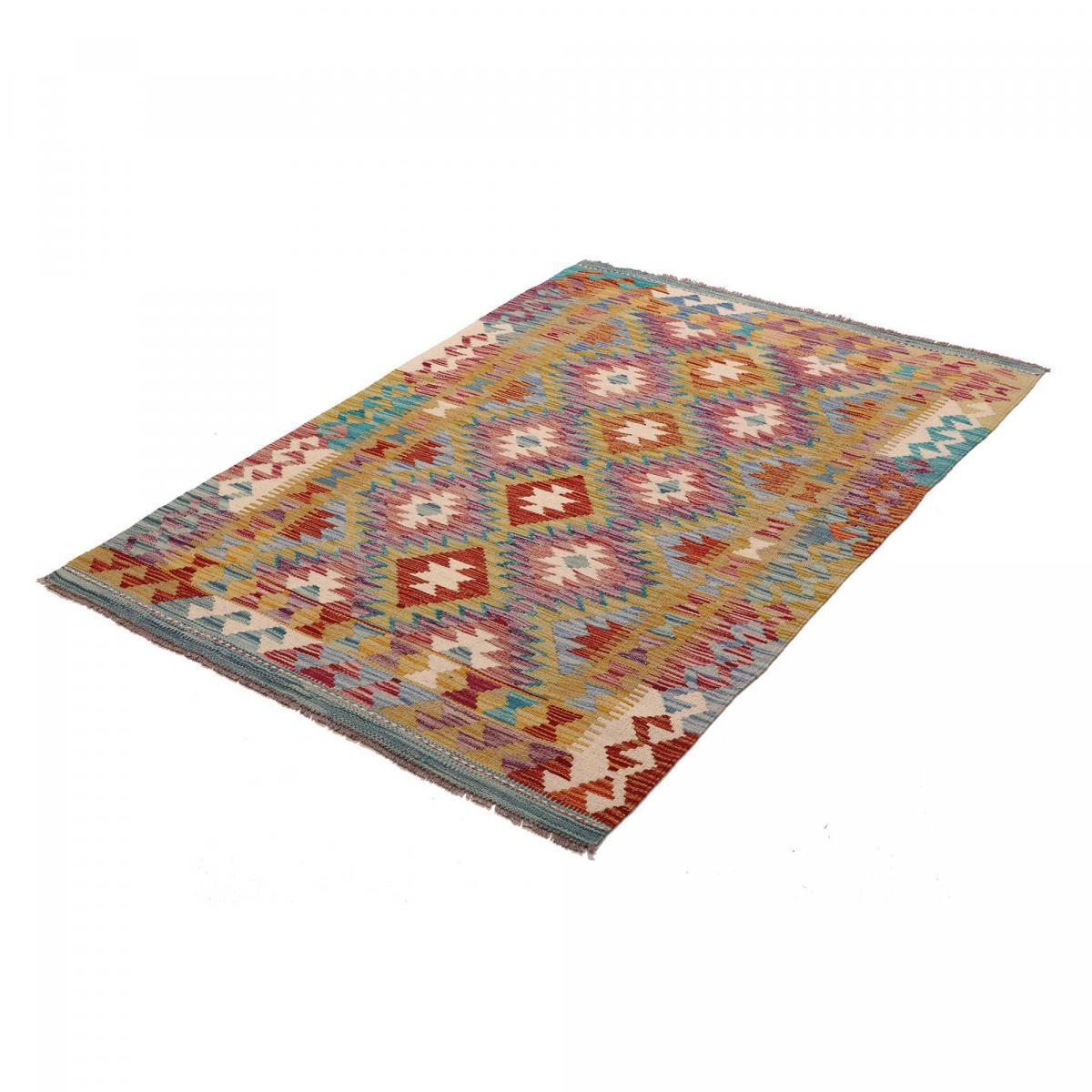 Tapis kilim ethnique authentique, tissé plat en laine, VIGUSIM