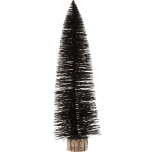 J-Line décoration Sapin De Noël - plastique - noir - large