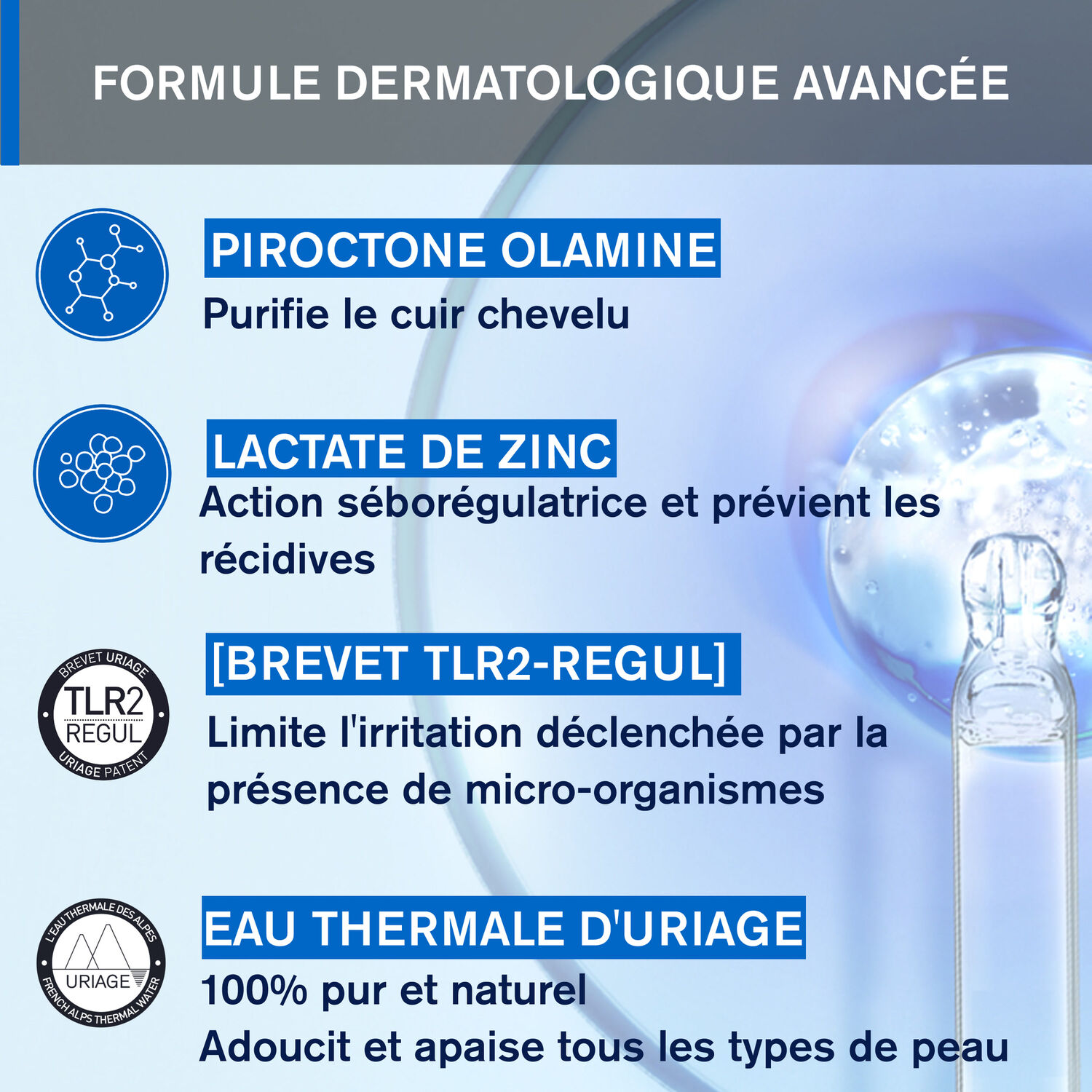 DS Hair - Shampooing Traitant Antipelliculaire 500 ml