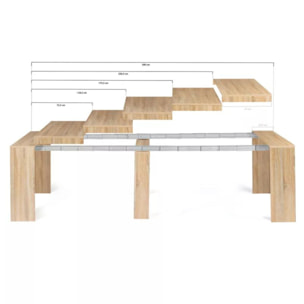 Table console extensible - 3 m NOVA