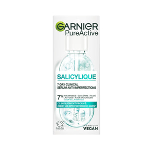 Garnier PureActive Salicylique Sérum Anti-Imperfections Clinique 7 Jours - 30 ml