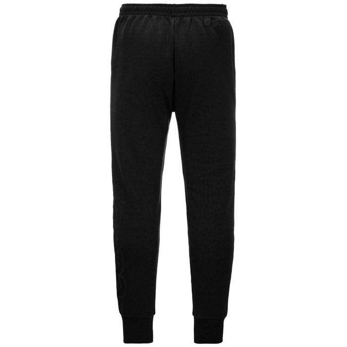 Kappa Pantaloni SPORT TROUSERS LOGO BIPANT SLIM Nero