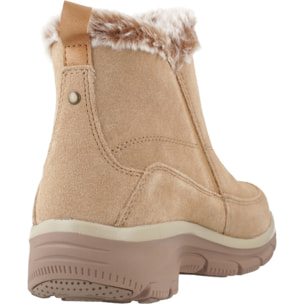Botines Mujer Easy Going Cool Zip Marron