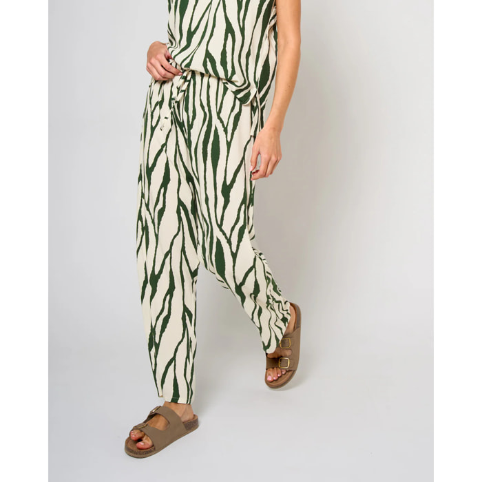 Pantalón viscosa knoller verde menta