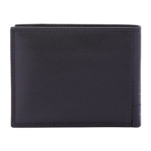 Portafoglio uomo in vera pelle - Modello False - Artigianale - 10.0 x 12.5 x 2.0 cm