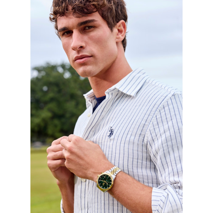 Cronografo U.S. Polo Assn. in acciaio inossidabile