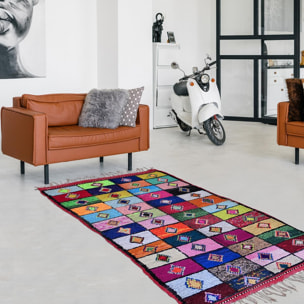 Authentique tapis berbère fait à la main en coton RUFE