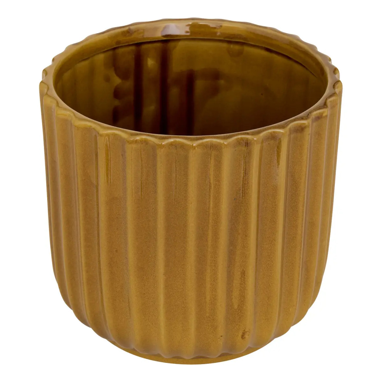 Cache-pot Iko en Grès 16x16x15cm