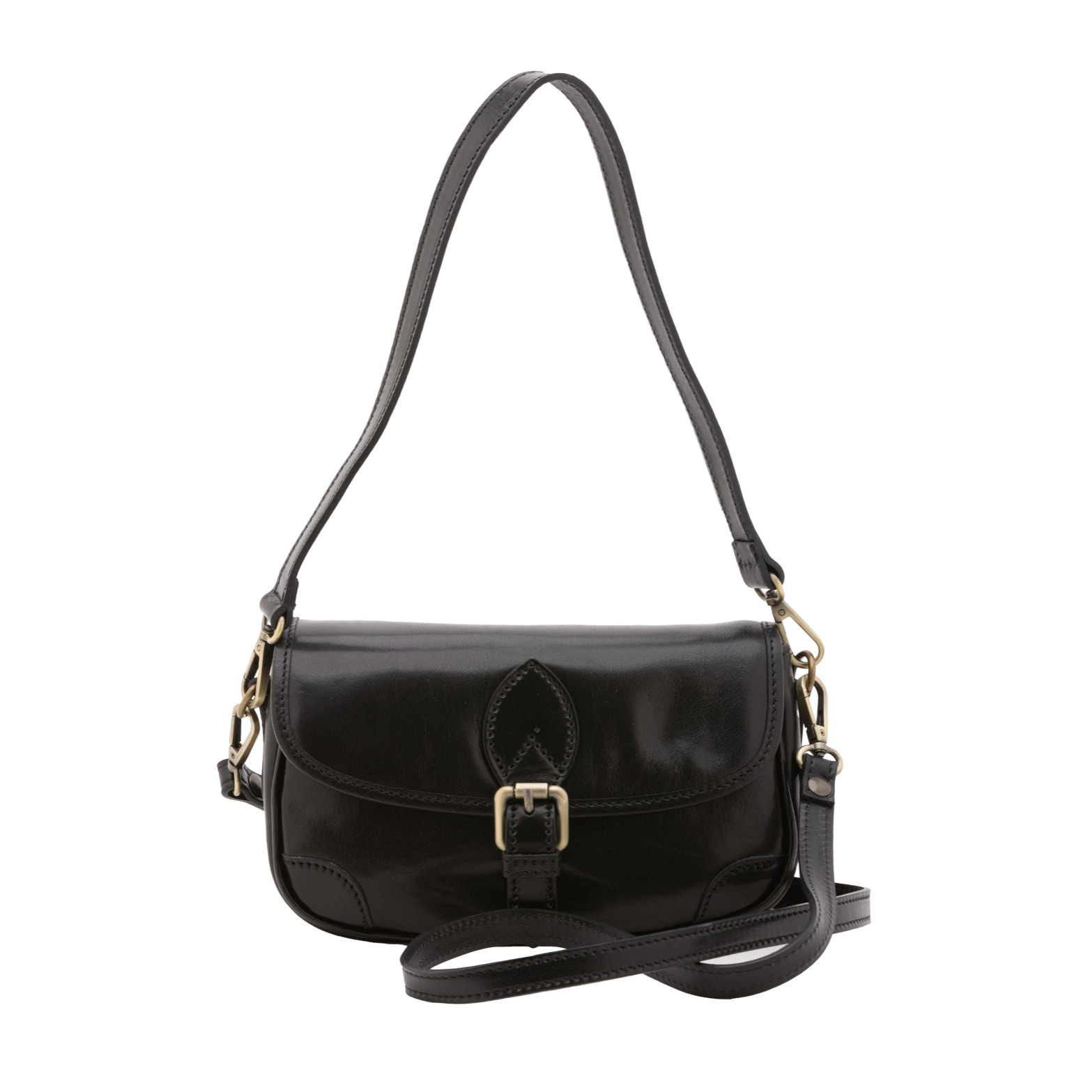 Borsa a spalla  da donna In Vera pelle Made in Italy 14x23x9 cm