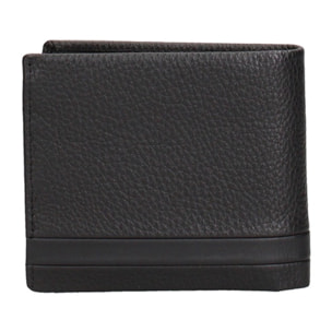 Portafoglio uomo in vera pelle - Modello Erebo Pro - Casual - 9.5 x 11.0 x 2.0 cm