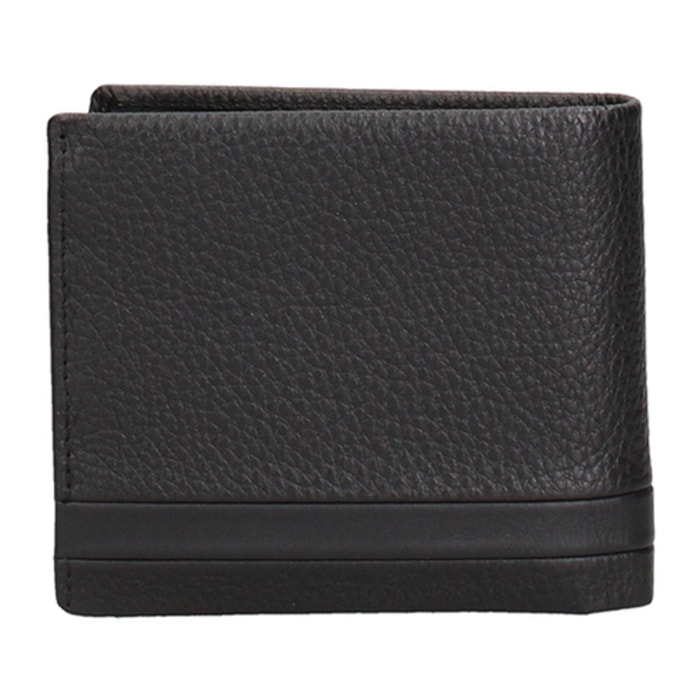 Portafoglio uomo in vera pelle - Modello Erebo Pro - Casual - 9.5 x 11.0 x 2.0 cm