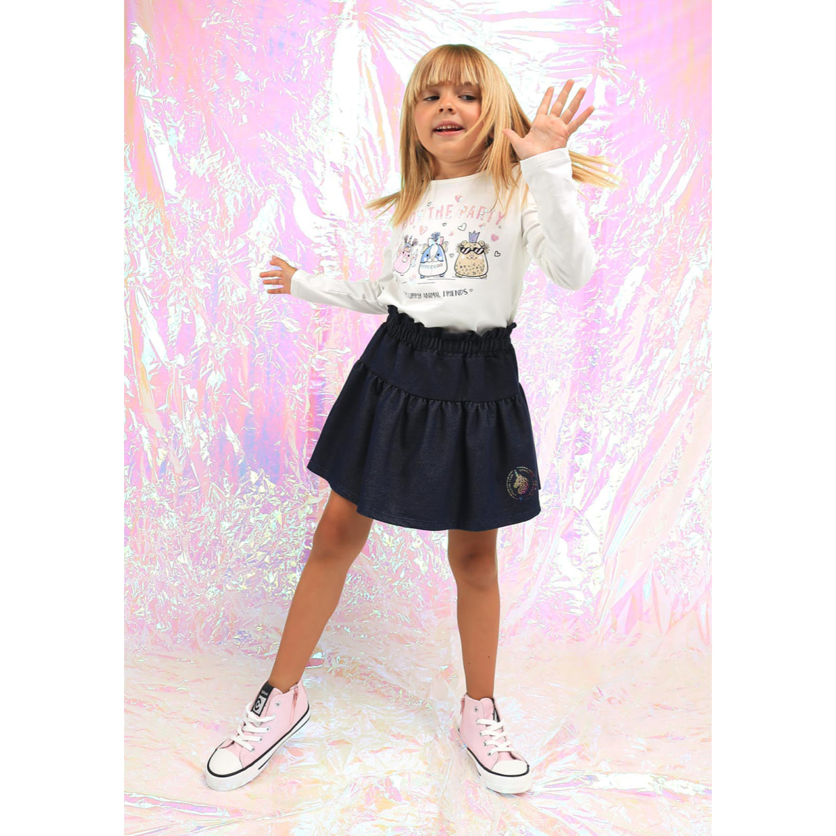 Conguitos - T-shirt casual a maniche corte stampata