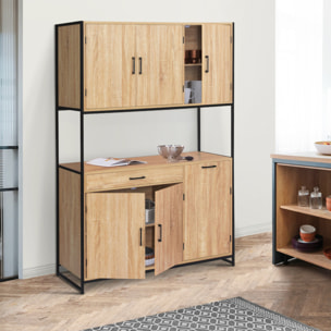 Meuble cuisine Memphis 2 niveaux 120x176cm