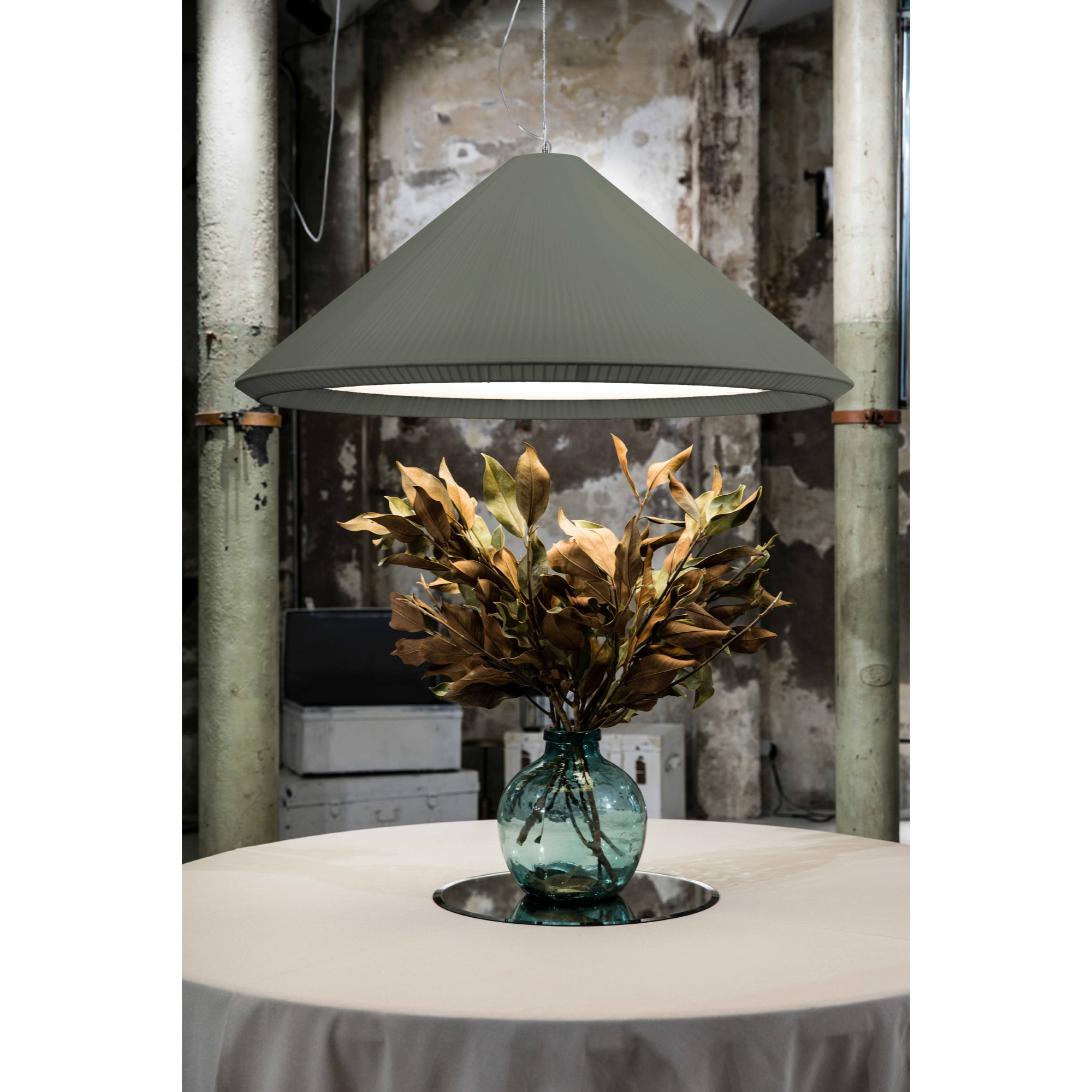 SAIGON IN 1300 Colgante verde oliva