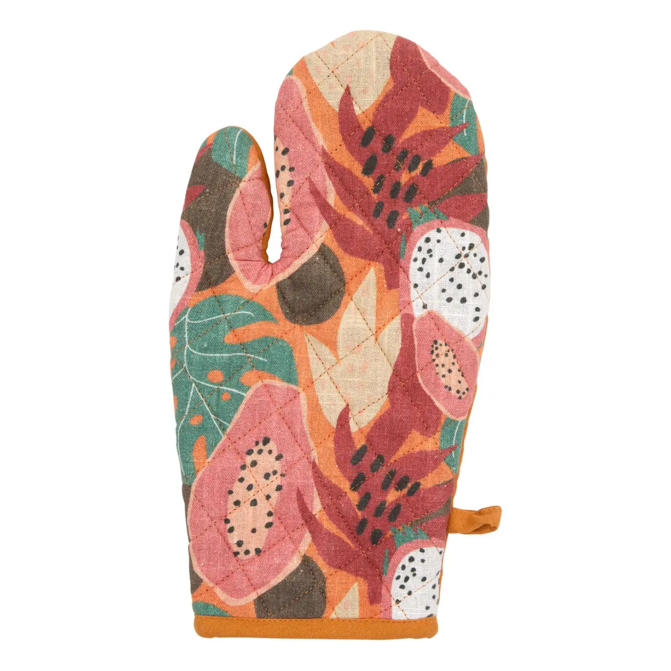 Gant et manique Tropical imprimé tropical