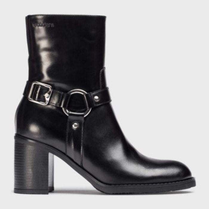 Botines REMACHE 04 Negros. Tacón: 7cm