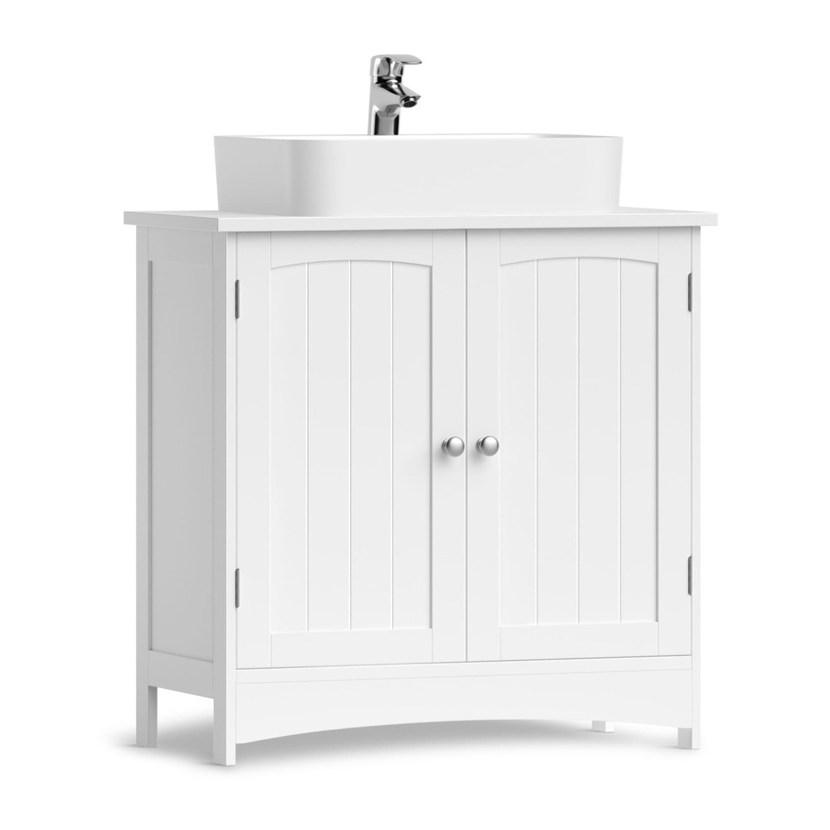 Mobile sottolavabo bianco in stile scandinavo