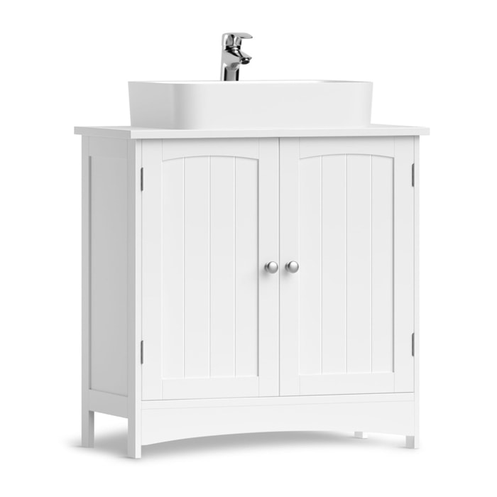 Mobile sottolavabo bianco in stile scandinavo