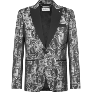 PHILIPP PLEIN Blazer All-Over Plein Dollars