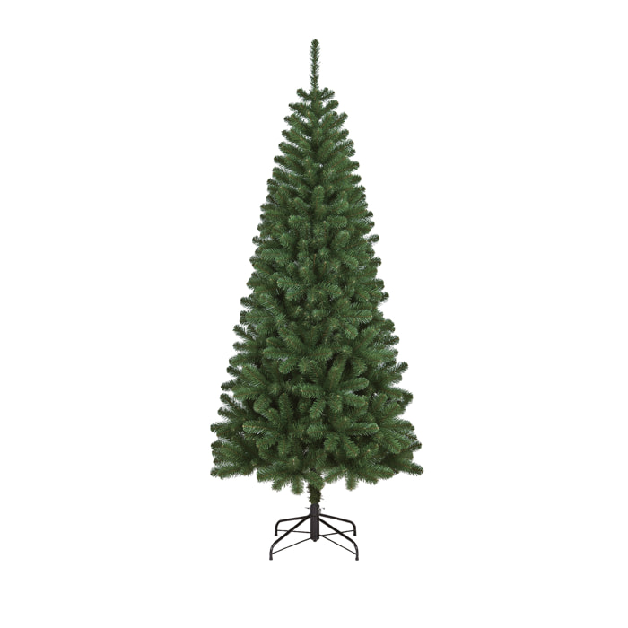 Albero di Natale 240 cm Comet, Pino artificiale, Albero effetto reale, Alberello natalizio extra folto, 109x109 h240 cm, Verde