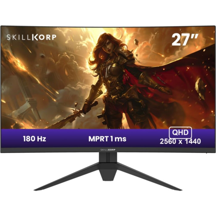 Ecran PC Gamer SKILLKORP M27 Incurvé 27'' VA