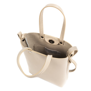 Italia Borsa a tracolla Donna. Pelle autentica Dollaro